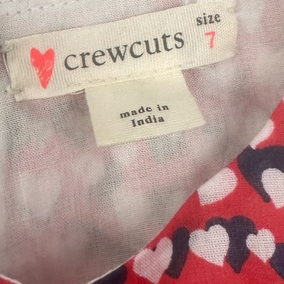 Crewcuts Heart Print Fit and Flare Dress Belted - Picture 4 of 5